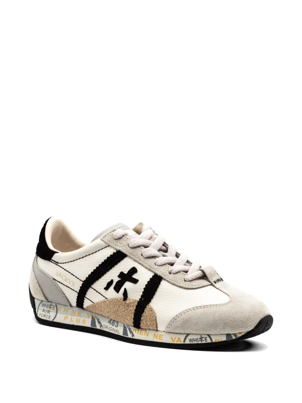 Premiata Jackyx lace-up sneakers Wit