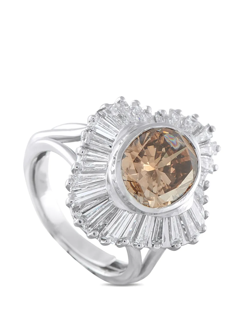 LB Exclusive platinum Ballerina ring - Argento