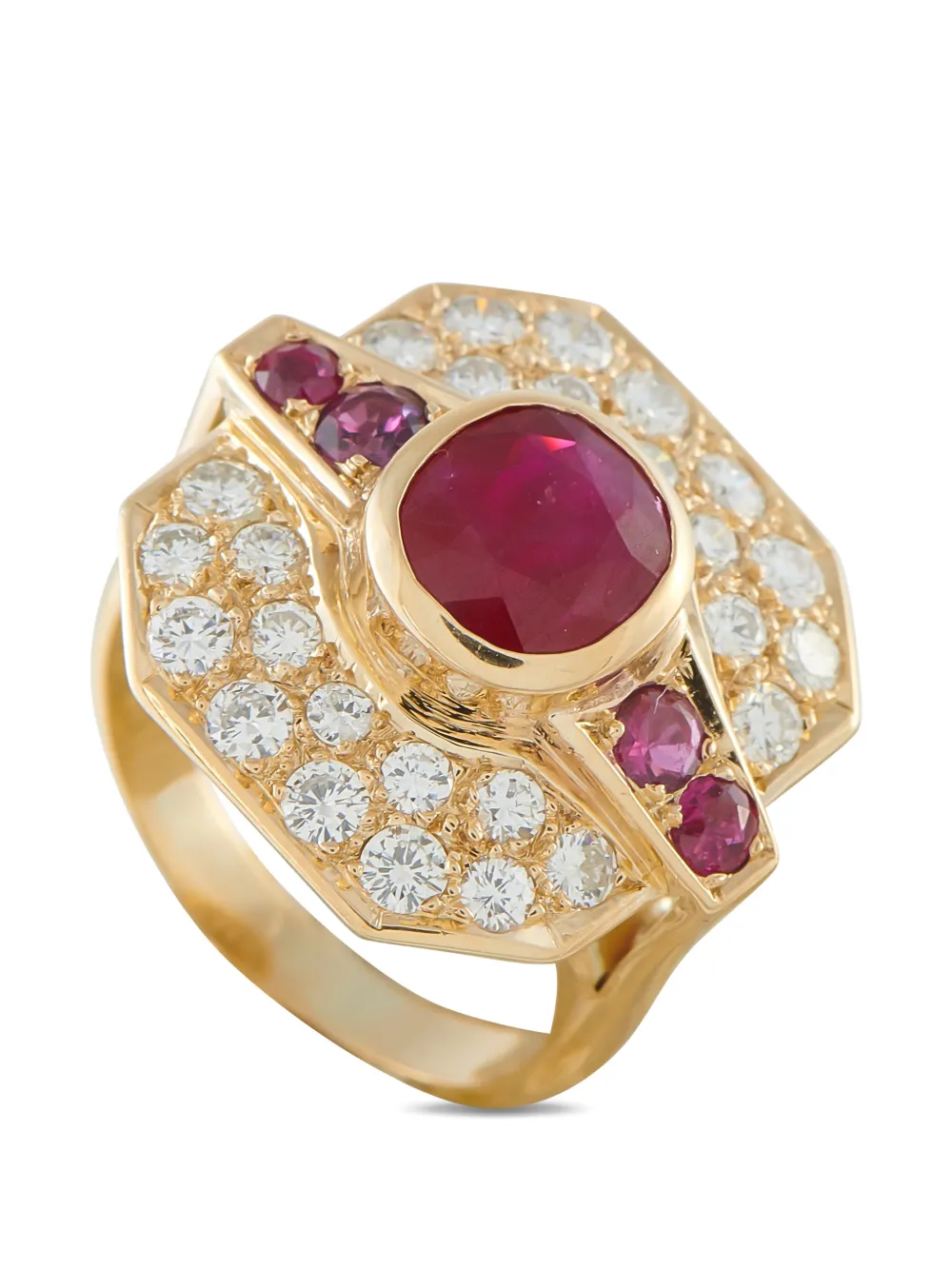 LB Exclusive ruby diamond ring - Oro