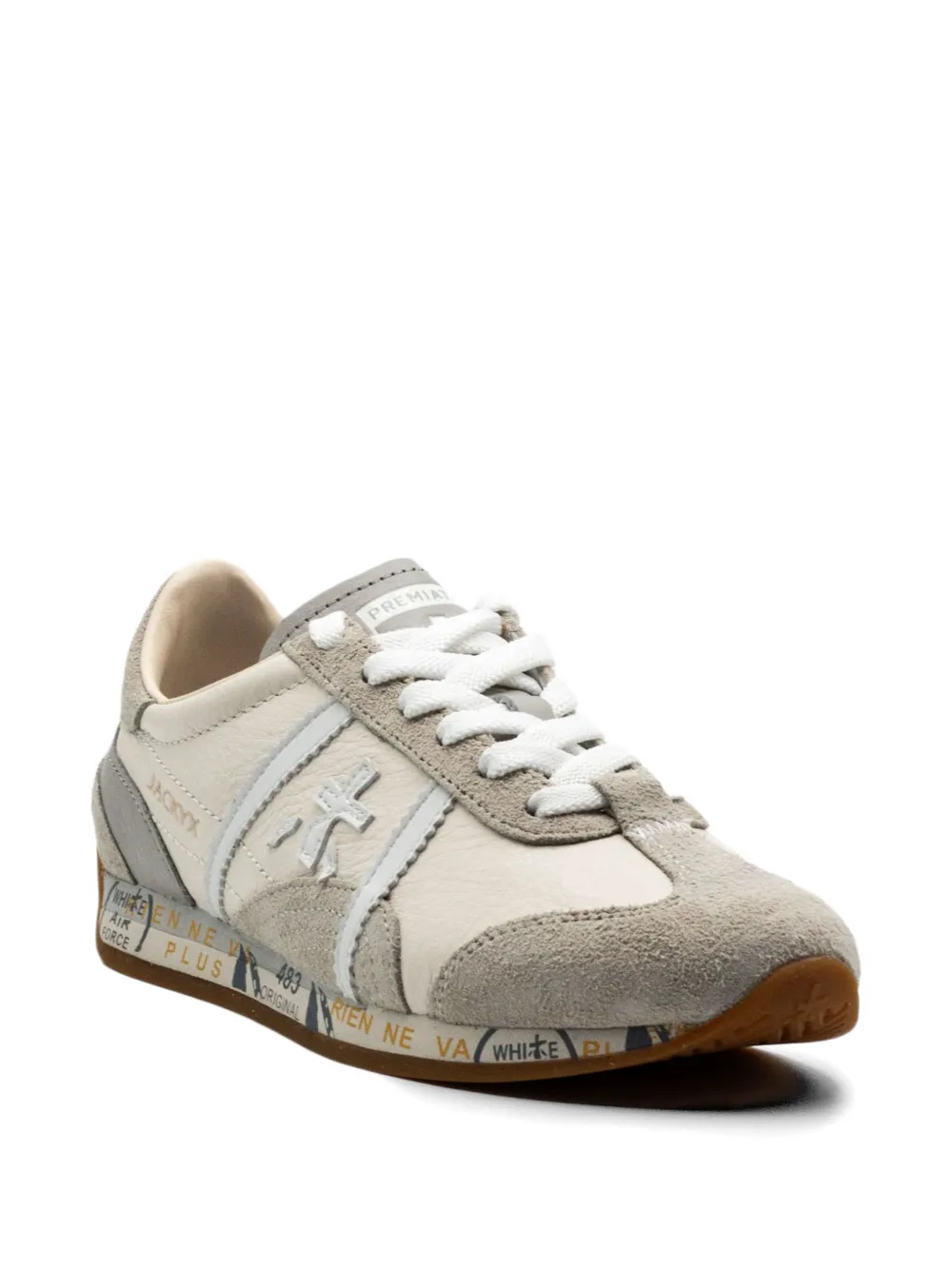 Premiata Jackyx lace-up sneakers Wit