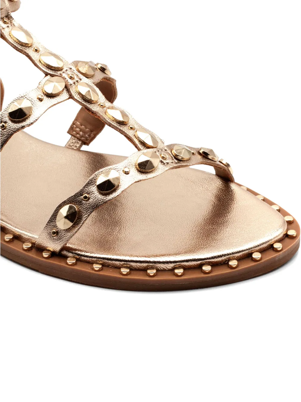 Ash Plus studded strap sandals Goud