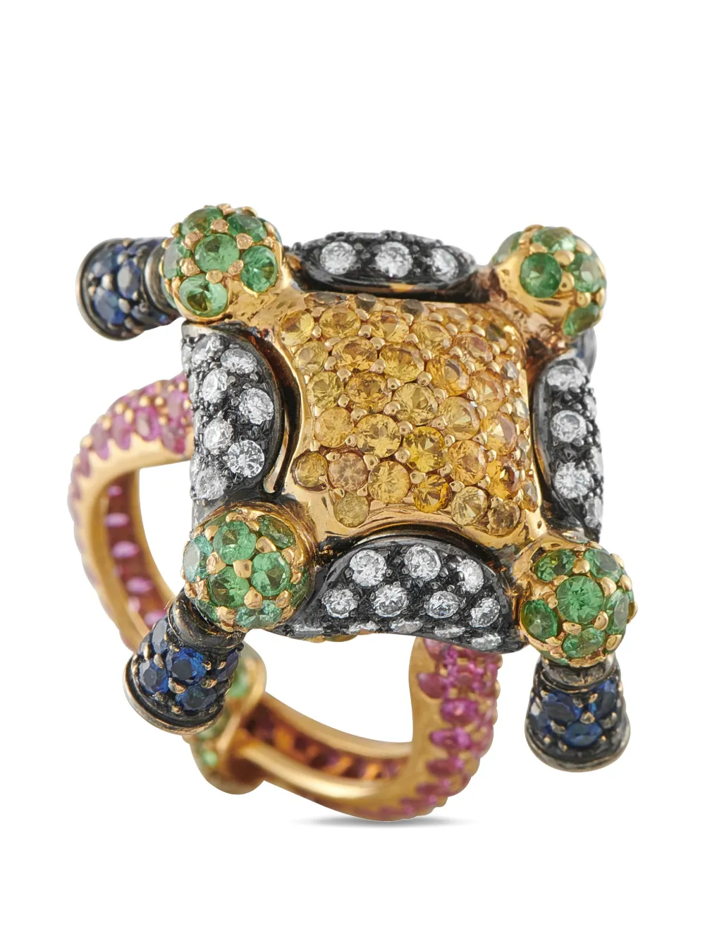 LB Exclusive diamond sapphire ring - Oro