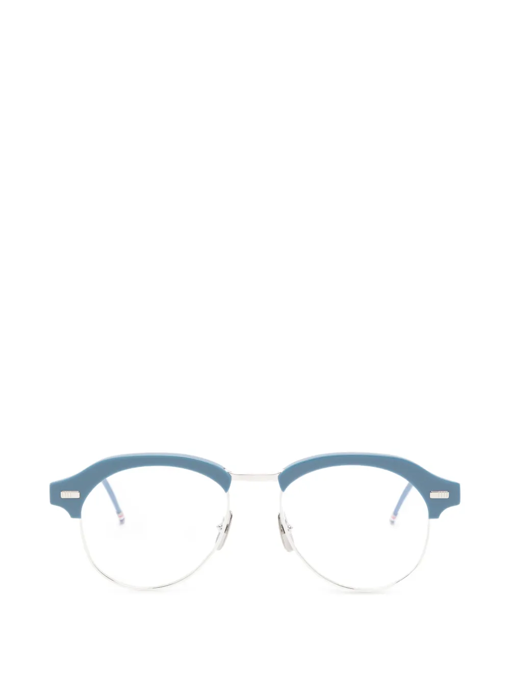 Thom Browne Eyewear round-frame glasses - Blu
