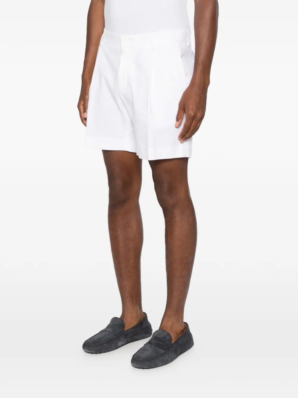 Karl Lagerfeld Geplooide shorts Wit