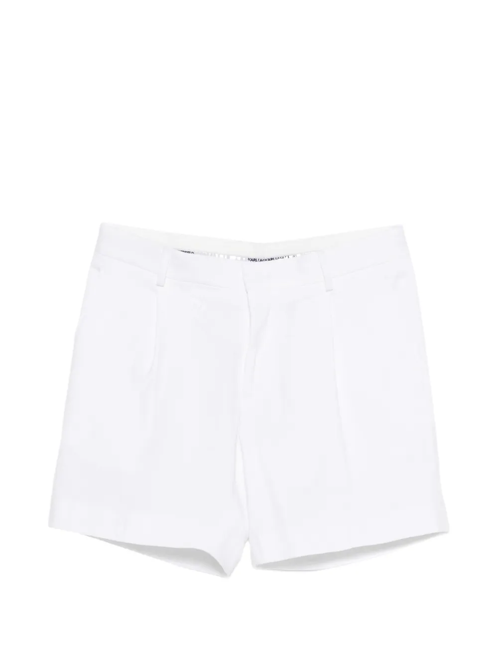Karl Lagerfeld pressed-crease shorts - Bianco