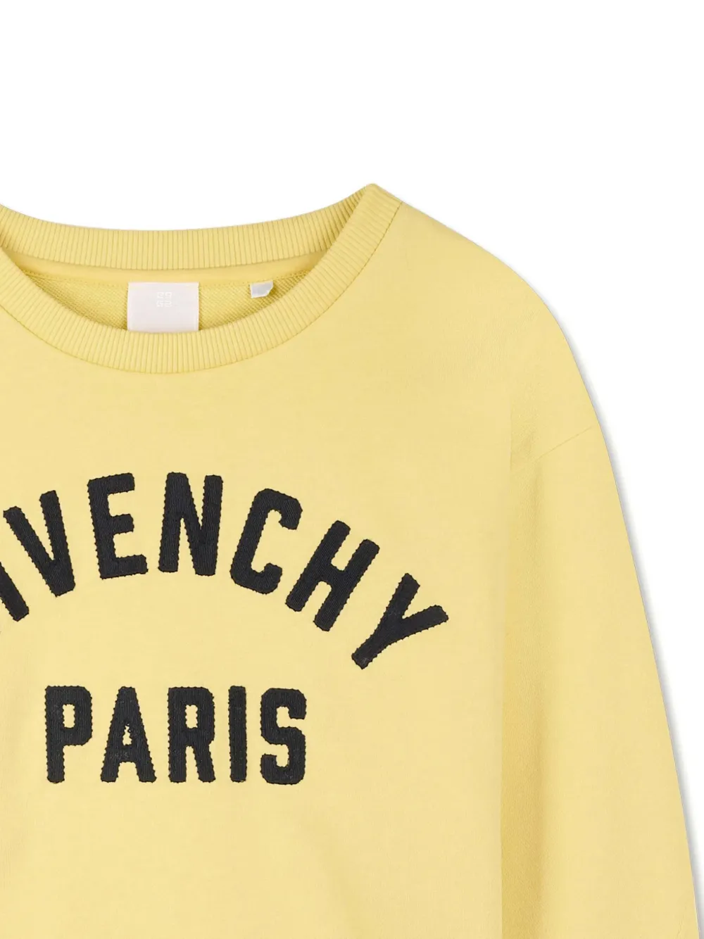  Givenchy Kids Sudadera Con Apliques Del Logo - Amarillo 