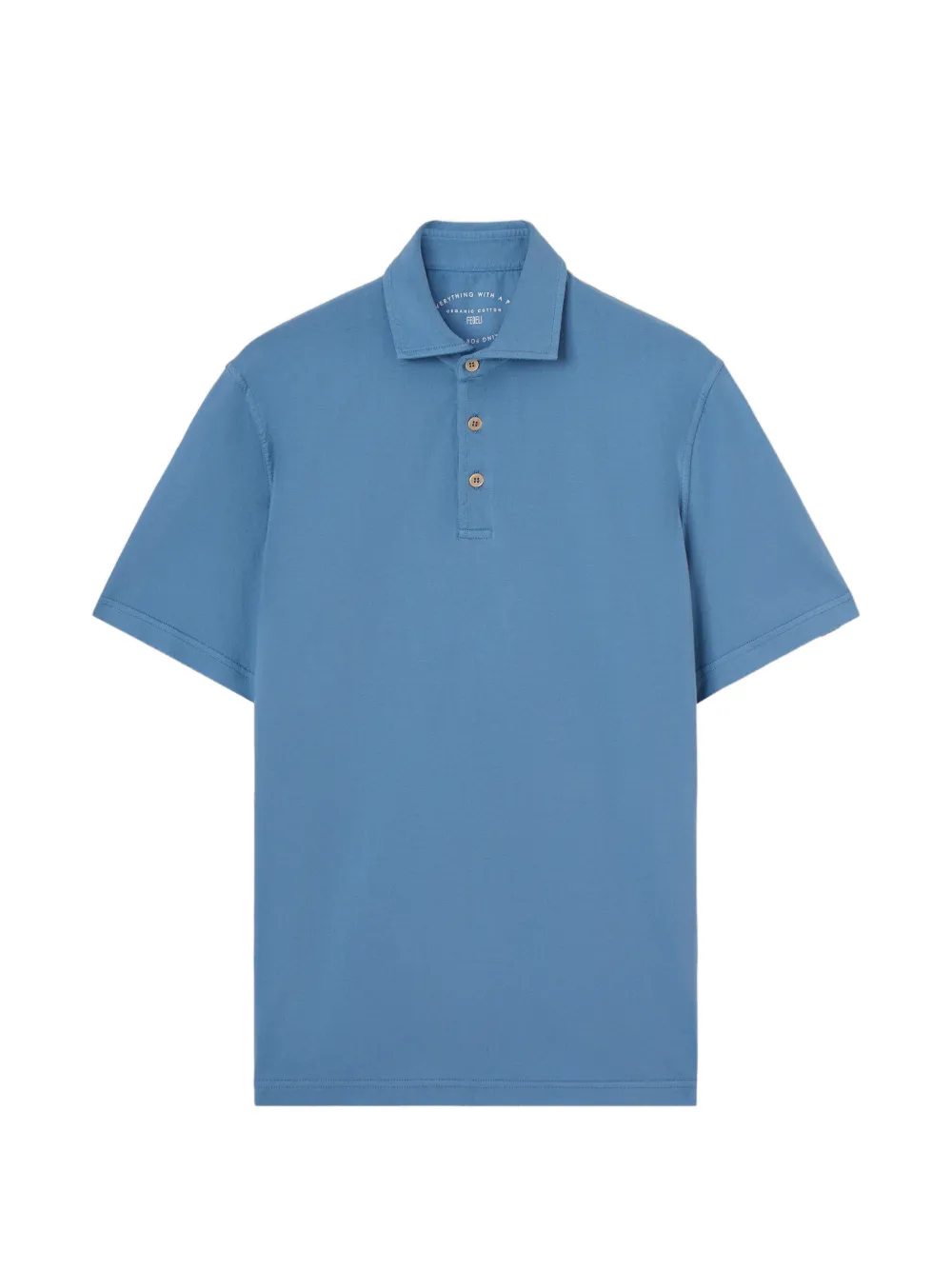 Fedeli buttoned polo shirt - Blau