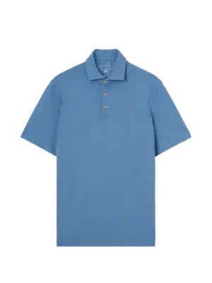 Missoni Patterned Collar Polo Shirt | Blue | FARFETCH ID