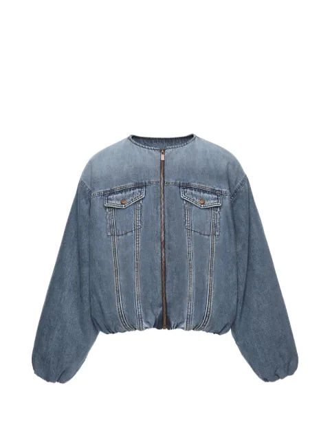 Magda Butrym zip denim jacket