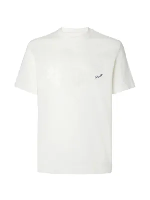 Brunello Cucinelli Camiseta Com Estampa De Logo | Neutro | FARFETCH BR