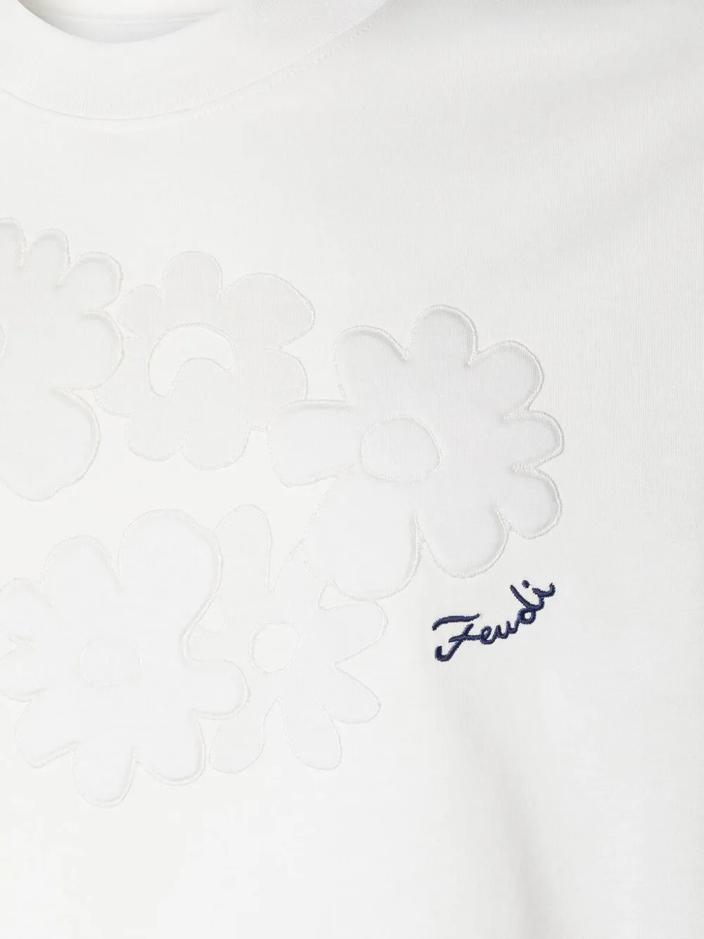 FENDI Katoenen T-shirt Wit