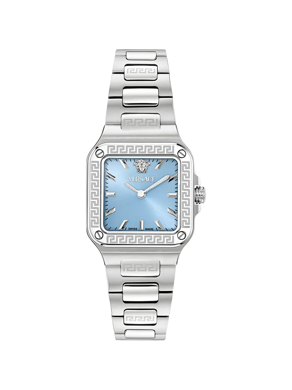 Versace Greca Edge 29mm Watch In Pink