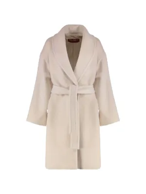 Maison Kitsuné Wrap Coat | Neutrals | FARFETCH GE