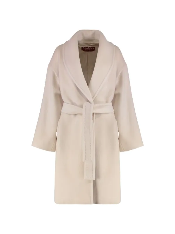 Max Mara Cloruro ベルテッド コート | ニュートラル | FARFETCH JP