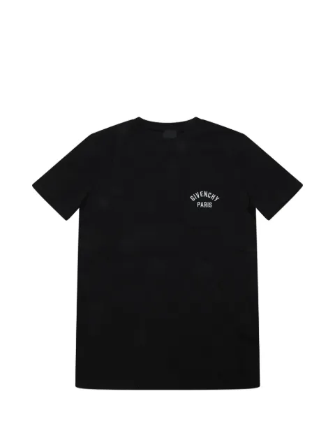 Givenchy Kids playera con logo bordado