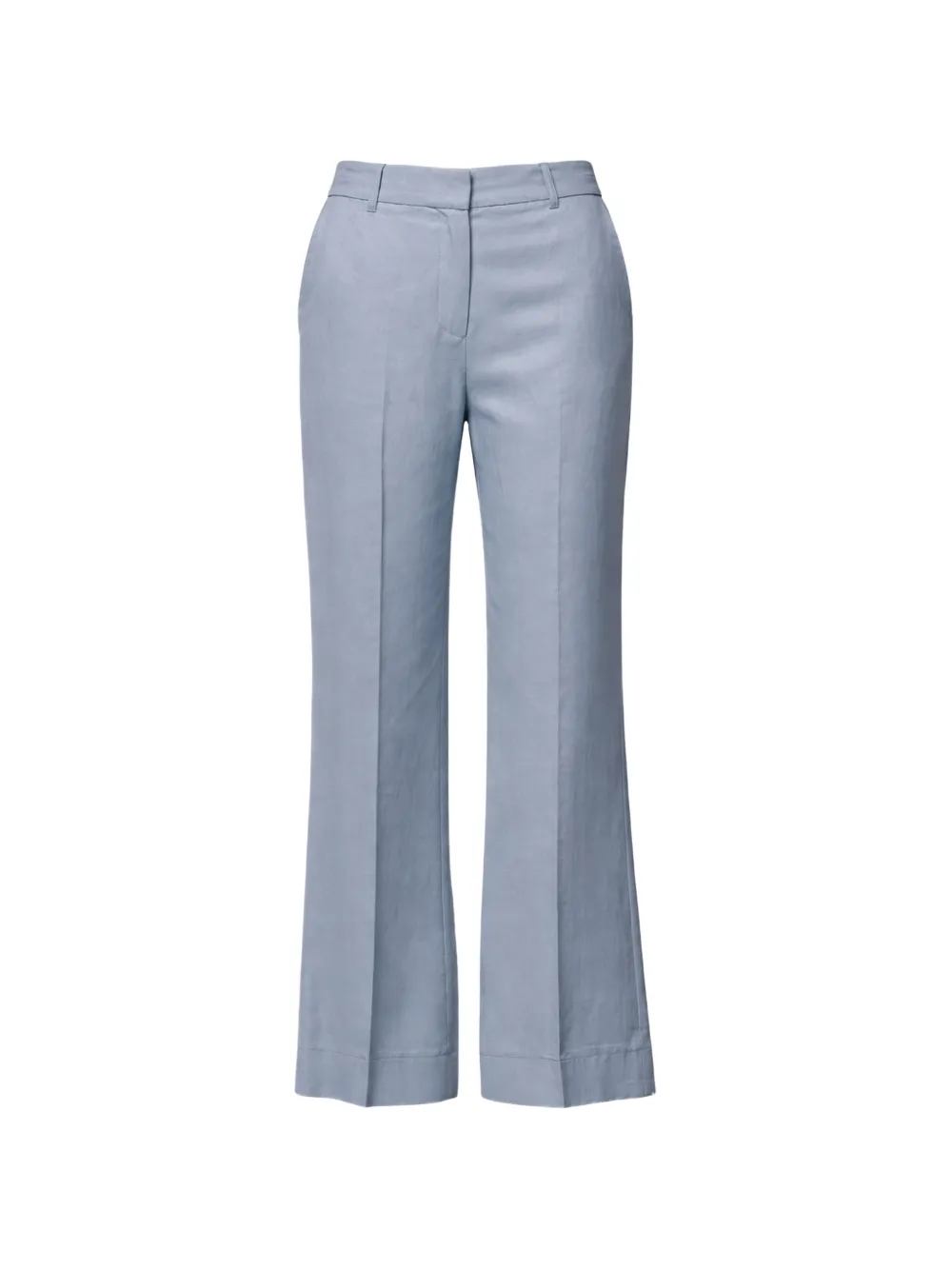 kaos cropped straight trousers - Blu