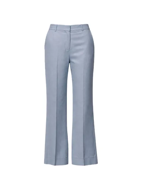 kaos cropped straight trousers