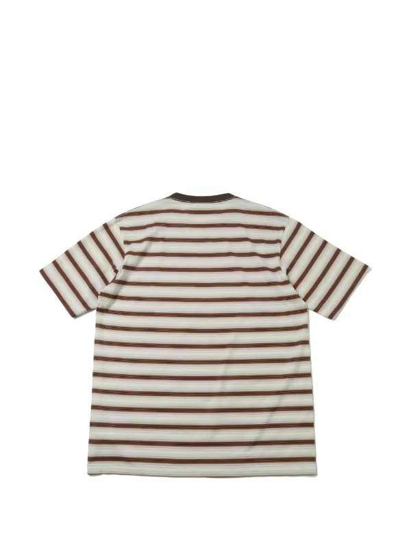 Auralee Striped short-sleeve T-shirt | Neutrals | FARFETCH HK