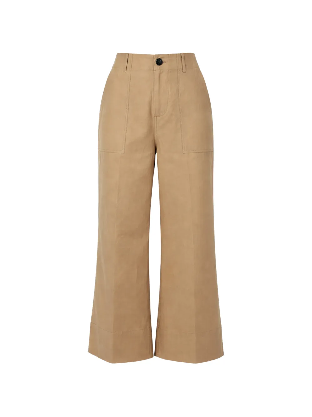 Liu •jo High-waisted Trousers In Brown