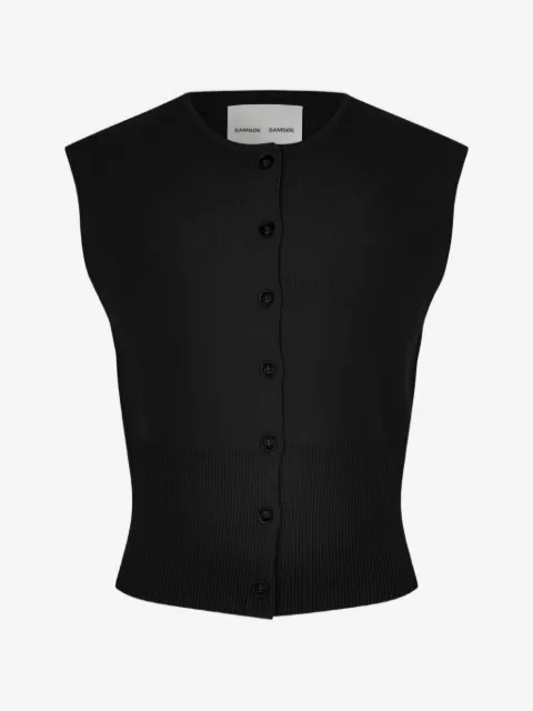 SAMSOE SAMSOE Gilet girocollo