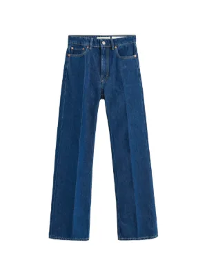 Ralph Lauren RRL ストーンウォッシュ ブーツカットジーンズ | ブルー