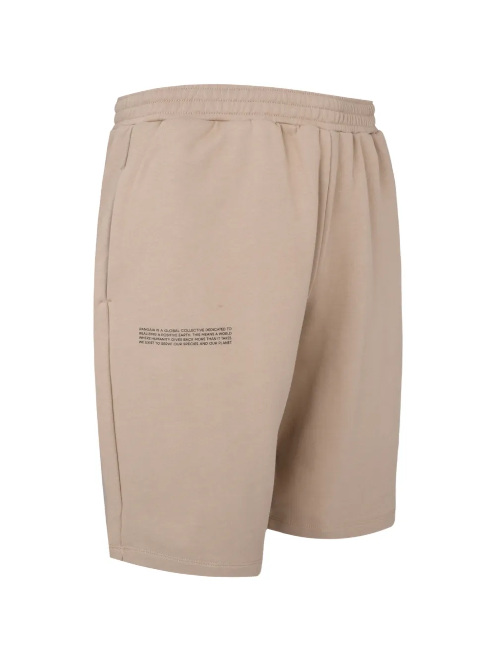 Pangaia Hardloopshorts met elastische taille Bruin