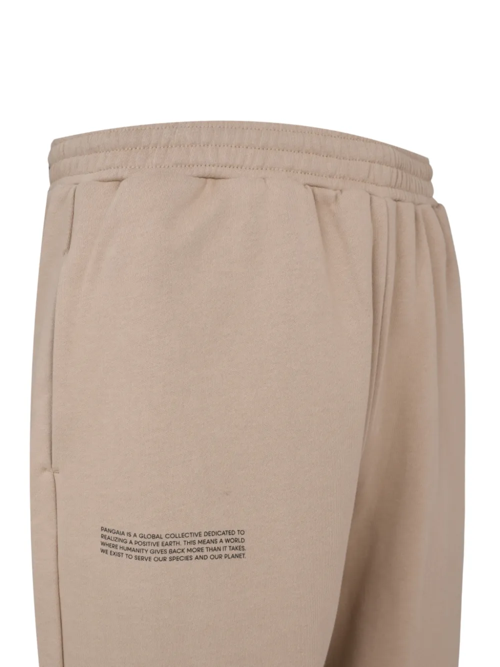 Pangaia Hardloopshorts met elastische taille Bruin