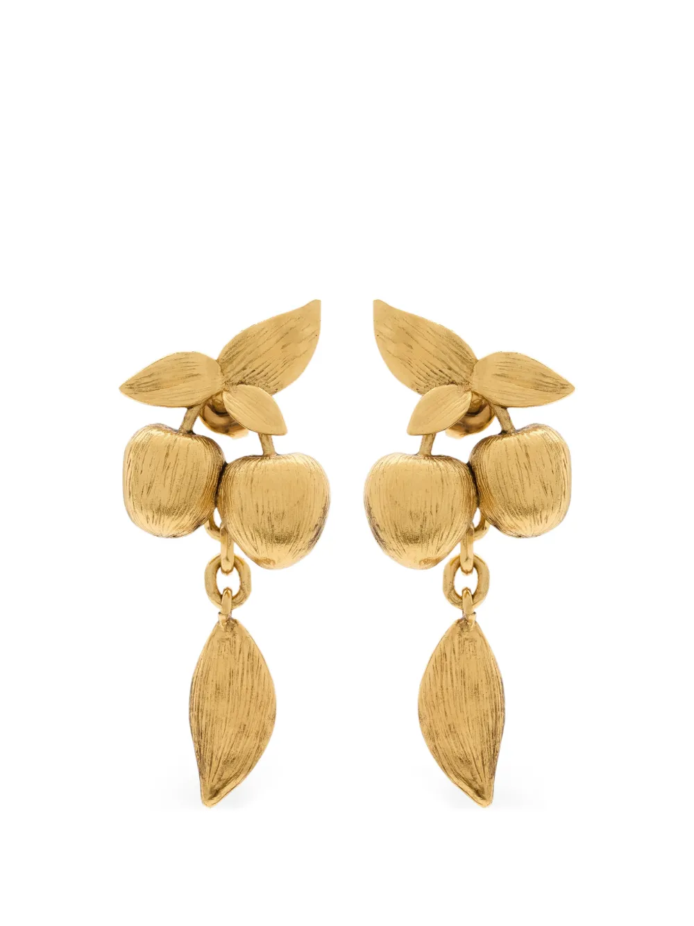 Saint Laurent Cherry earrings - Gold