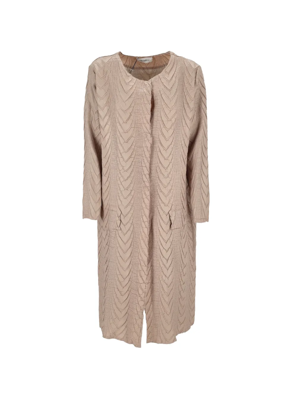 MeimeiJ single-breasted coat - Toni neutri