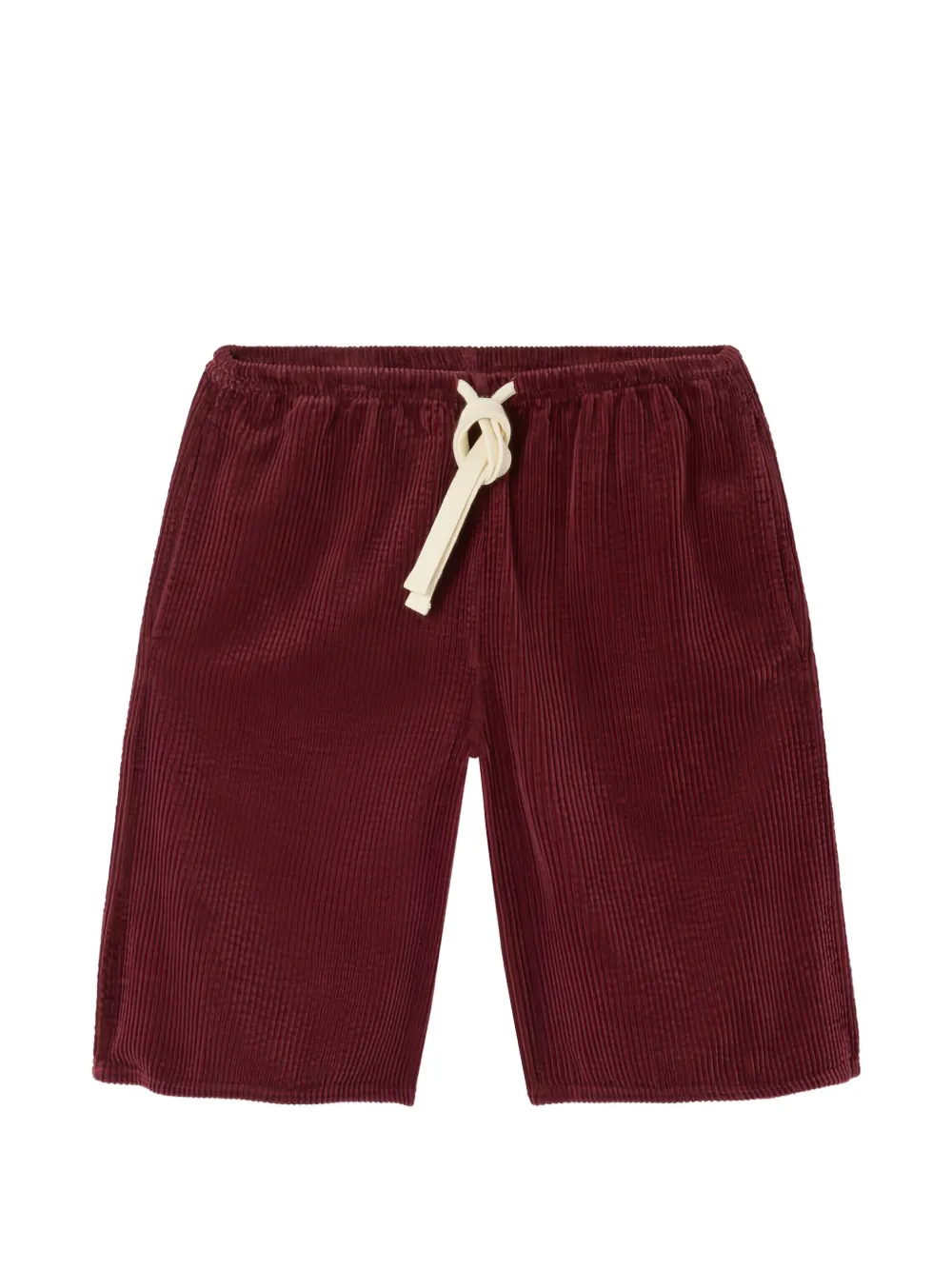 American Vintage Padow corduroy drawstring shorts - Rosso