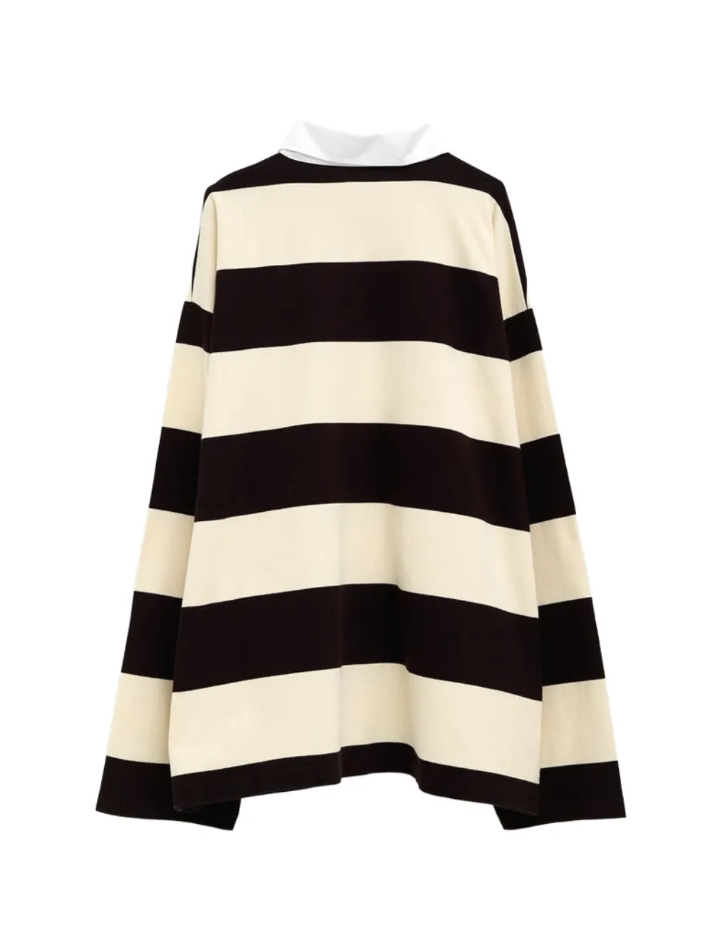 Balenciaga Gestreept poloshirt Bruin