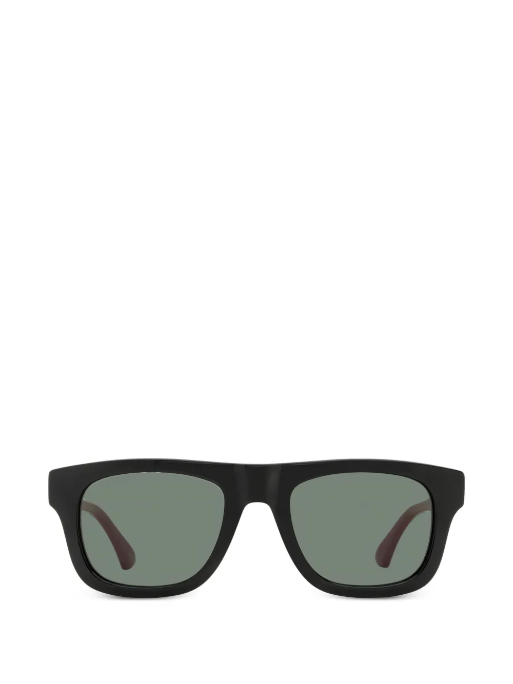 Gucci Eyewear web rectangular sunglasses - Nero