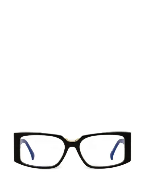 Max Mara Eyewear rectangular gold-tone glasses