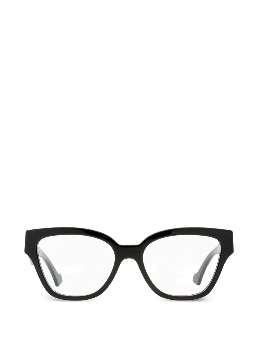 Gucci Eyewear interlocked logo square glasses - Nero