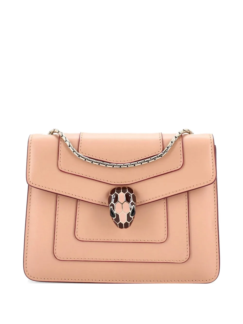 Bvlgari Pre-Owned Serpenti Forever Square Shoulder Bag Leather Small crossbody bag - Toni neutri