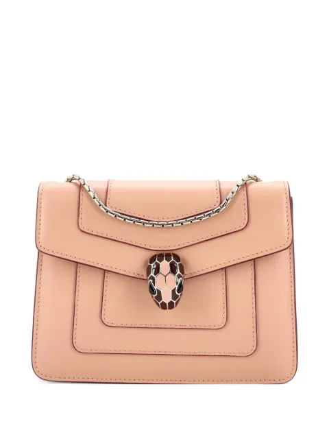 Bvlgari Pre-Owned Serpenti Forever Square Shoulder Bag Leather Small crossbody bag