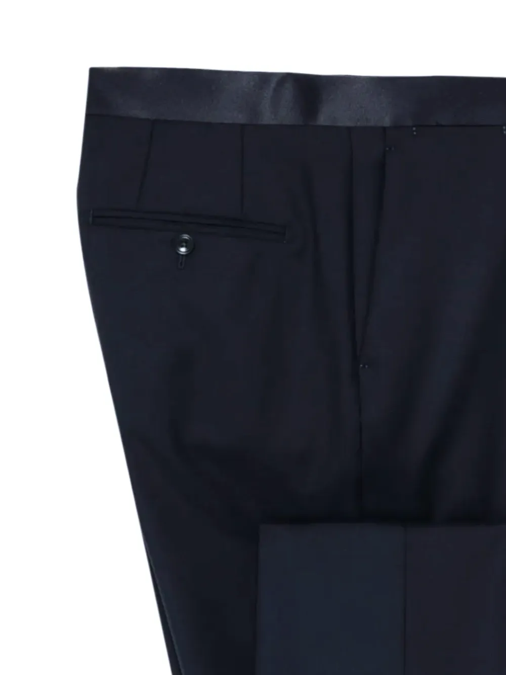 Tagliatore Scheerwol pak met puntige revers Blauw