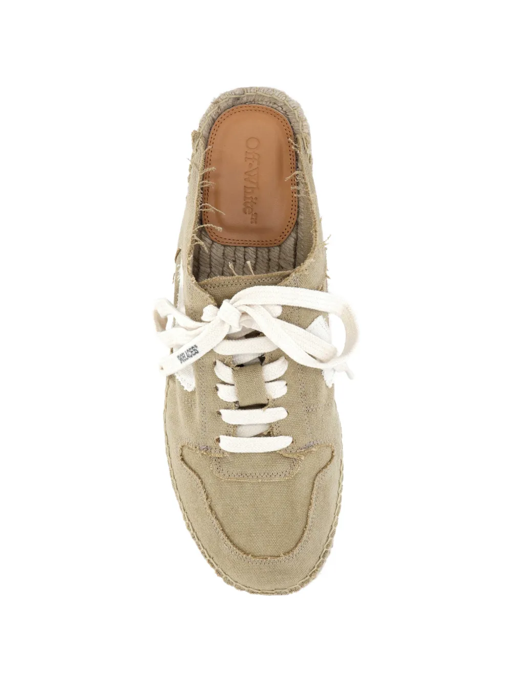 Off-White Veterschoenen Beige