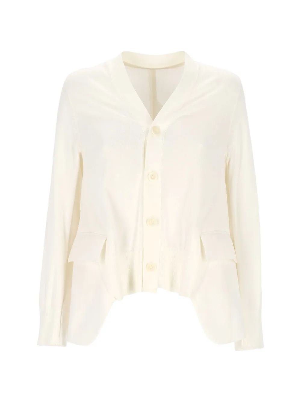 sacai pockets buttoned cardigan - Toni neutri