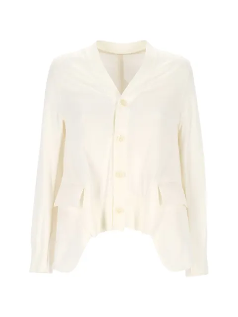 sacai cárdigan con botones y bolsillos