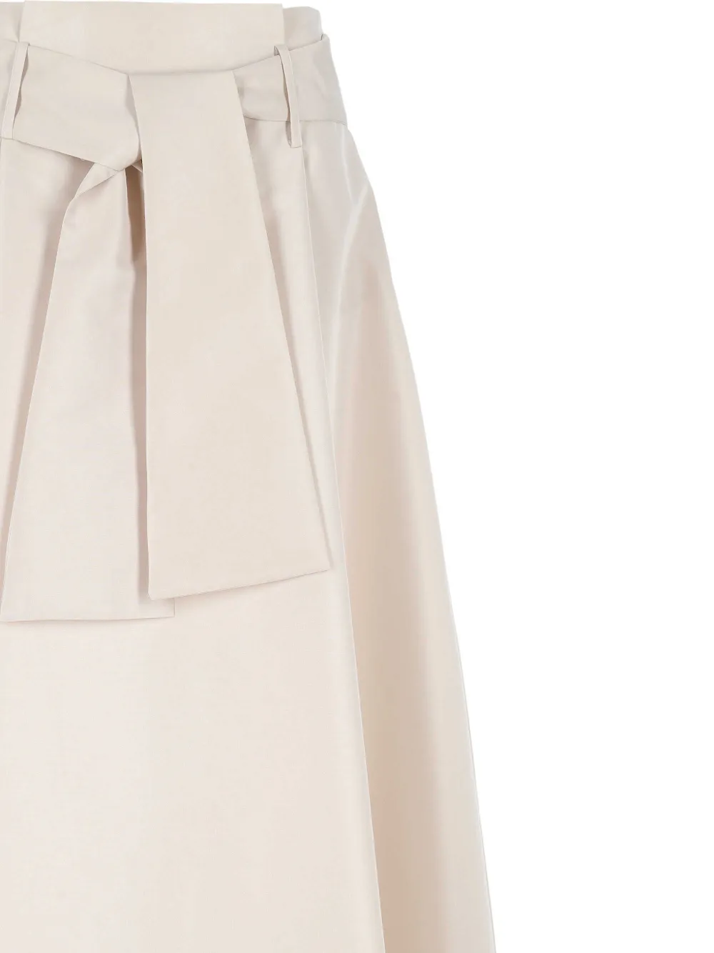 D.Exterior Gestrikte rok Beige
