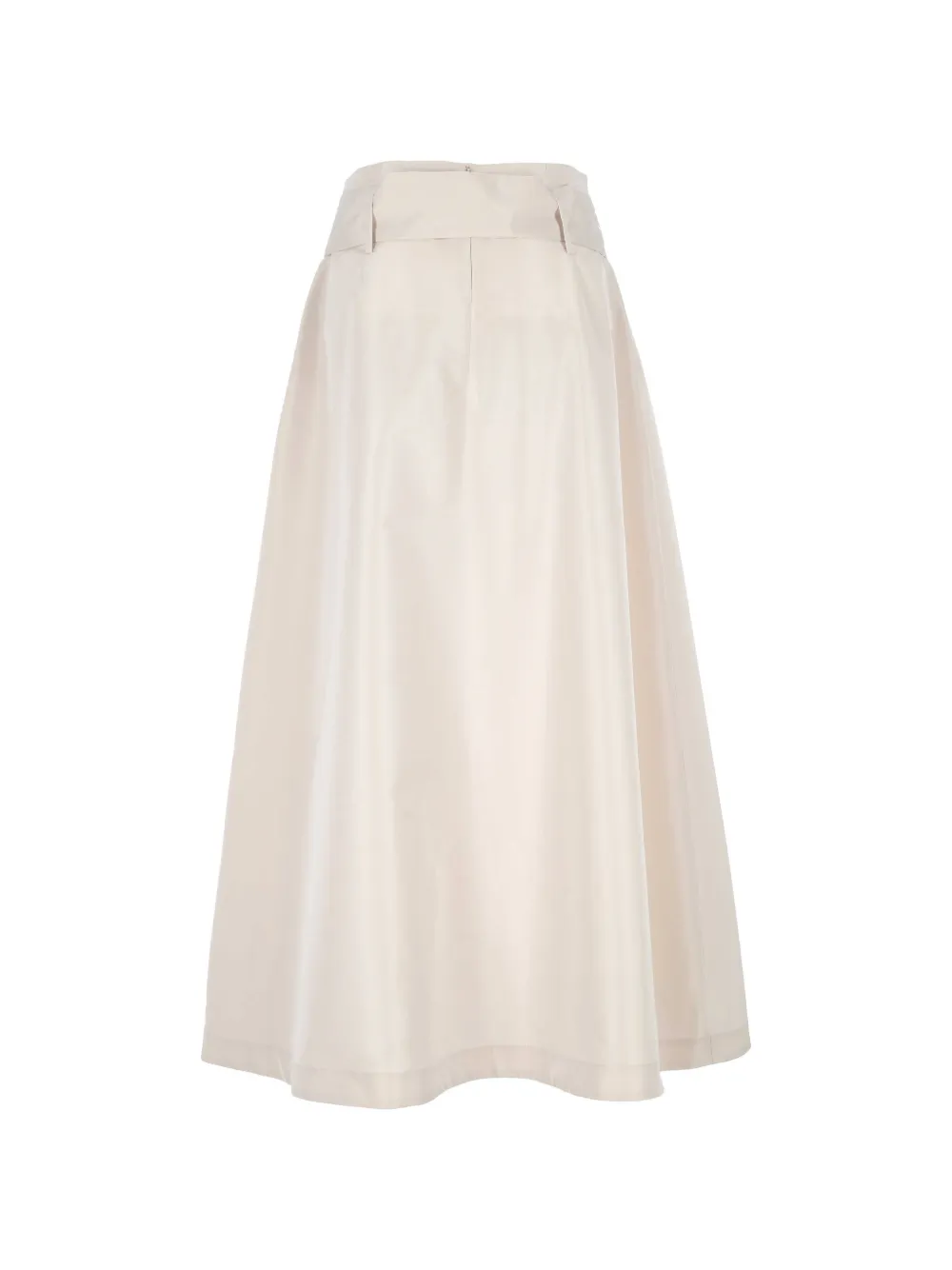 D.Exterior Gestrikte rok Beige