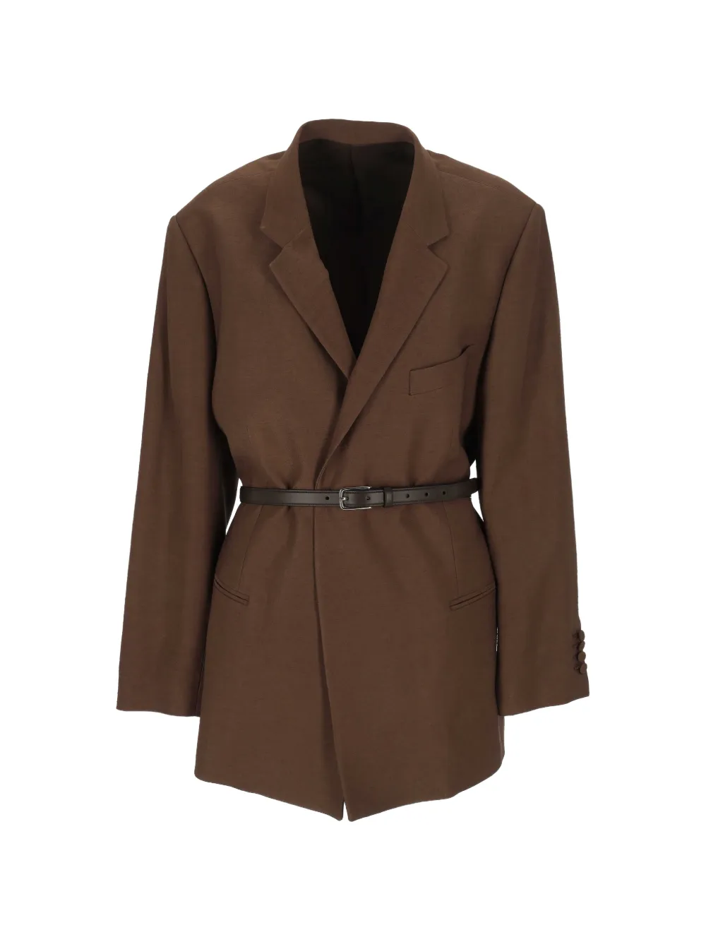 ARMARIUM Jas met riem Bruin