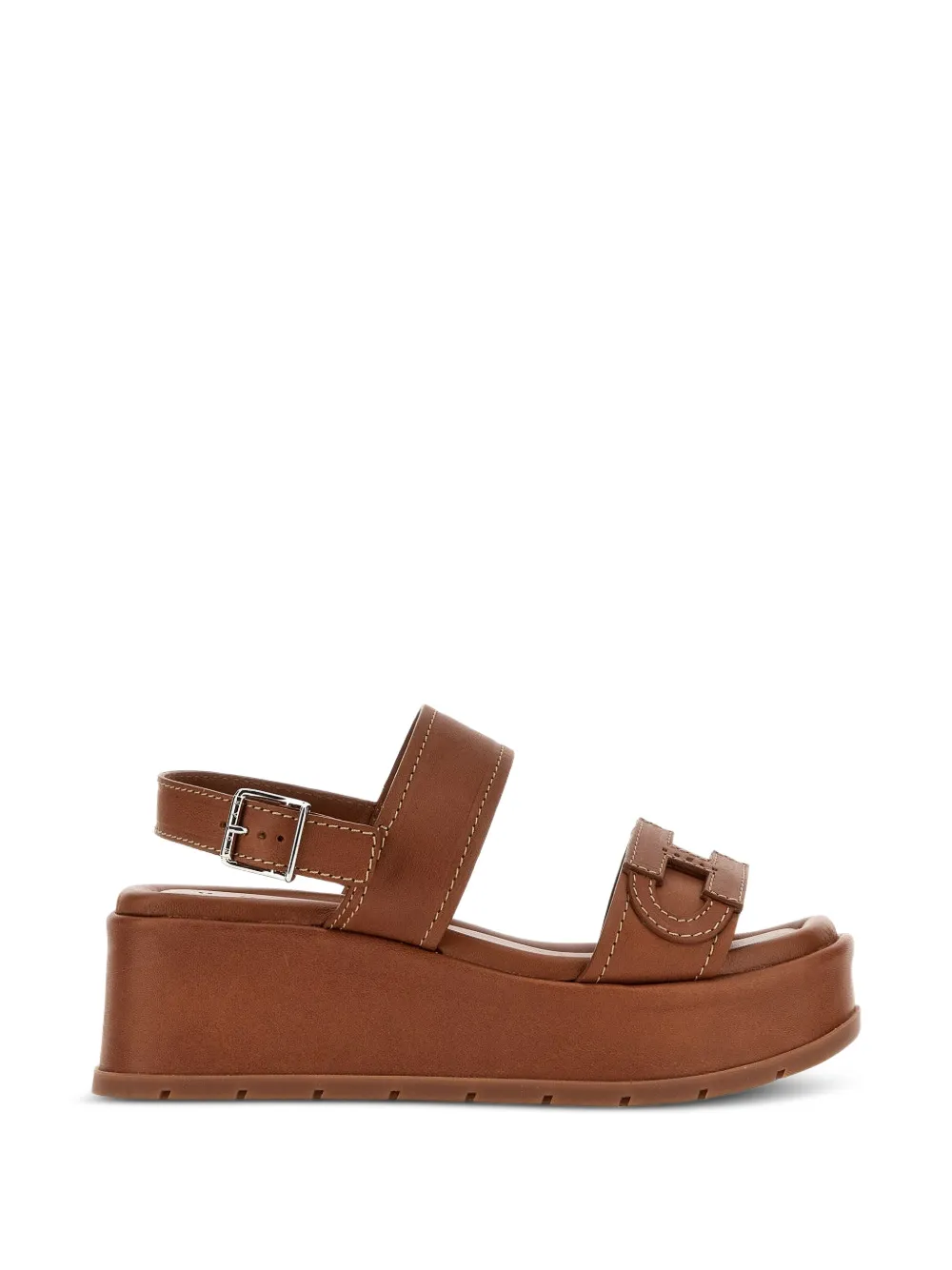 Hogan buckle leather sandals Bruin