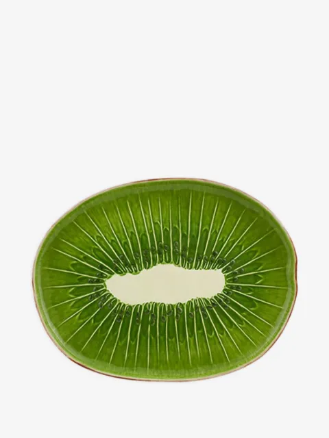 Bordallo Pinheiro Kiwi-shape platter