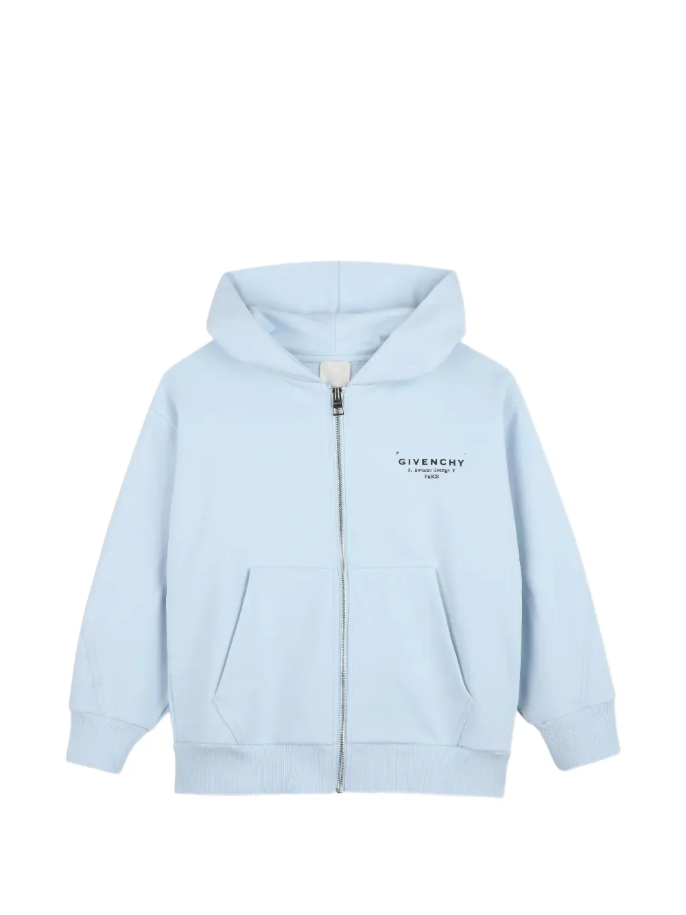 Givenchy Kids zip-up hoodie - Blu