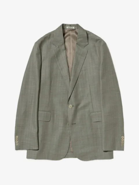 Auralee blazer de lana con motivo de rayas