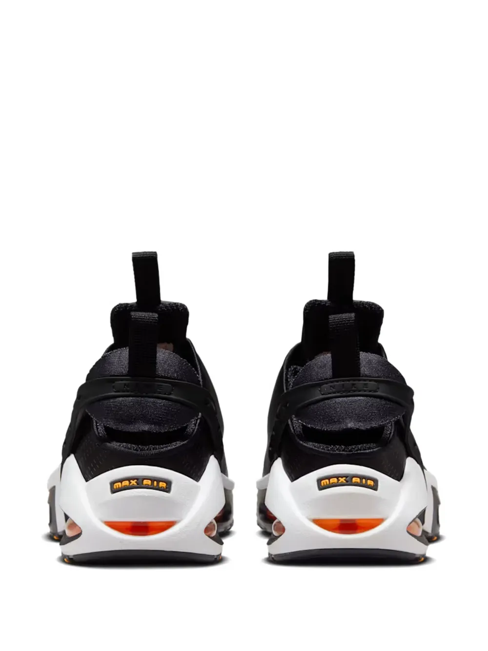 Nike zip detail air max craze sneakers Zwart