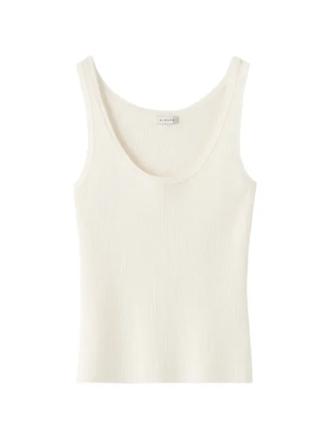 Almada Label ribbed tank top