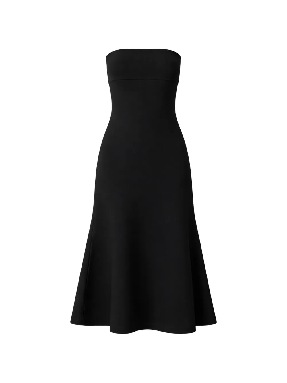 TWINSET bandeau flared dress - Nero